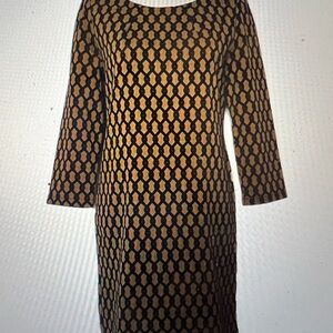 VIVIENNE TAM GEOMETRIC CHAIN DRESS